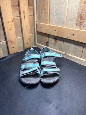 Merrell M-Hydro Creek Unisex Kids Sandals MK162555 Youth Size US 4M Grey Blue